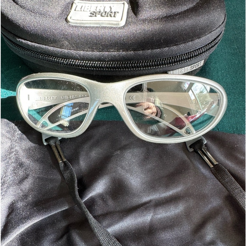 Unisex Liberty sports glasses Grey/Silver‎
